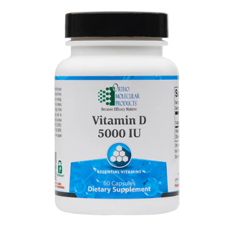 Vitamin D 5000 IU 60 Caps Ortho Molecular