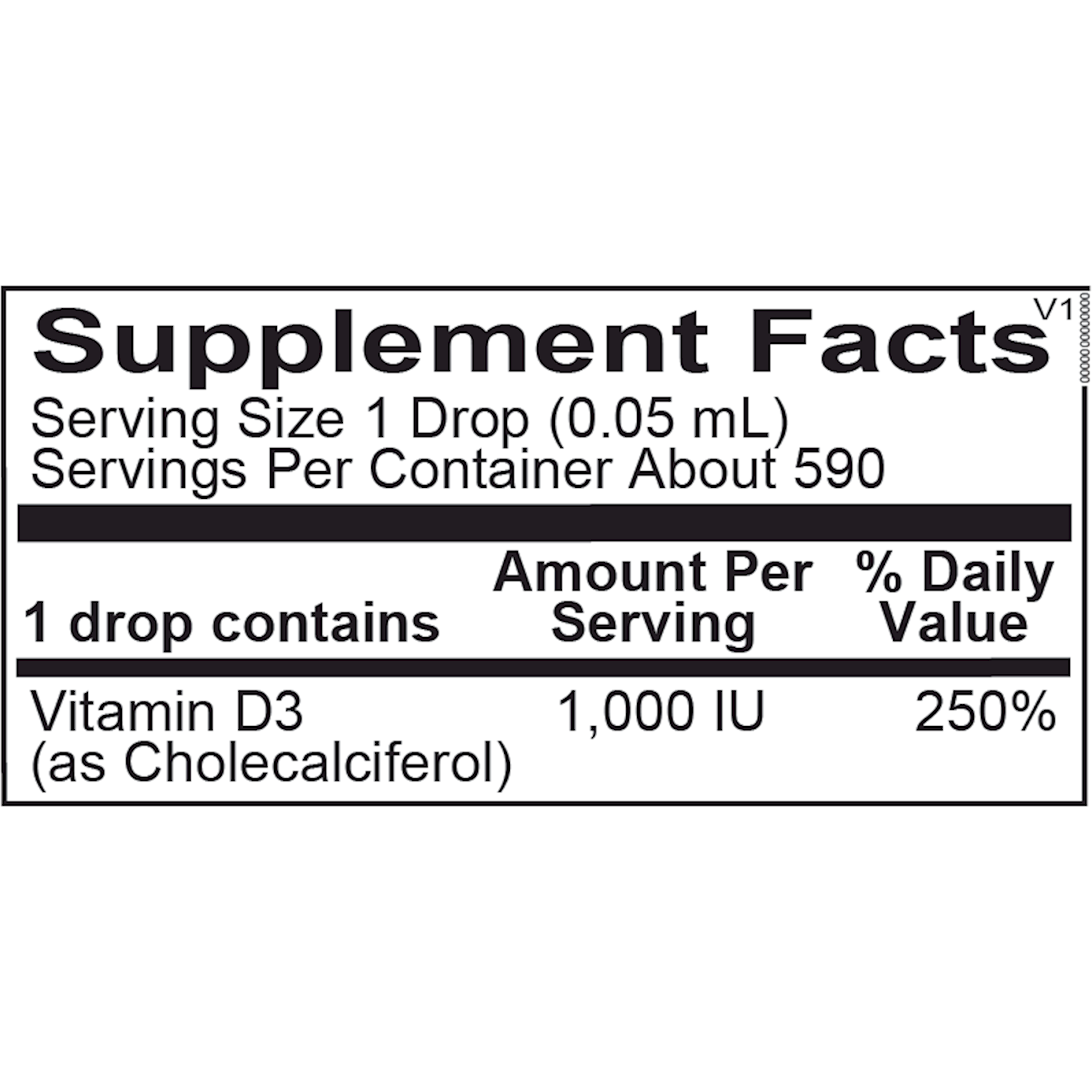 Liquid Vitamin D31 oz