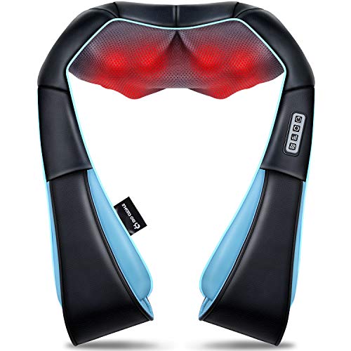 Mo Cuishle Shiatsu Back & Neck Massager with Heat – Electric 4D Deep Tissue Massage