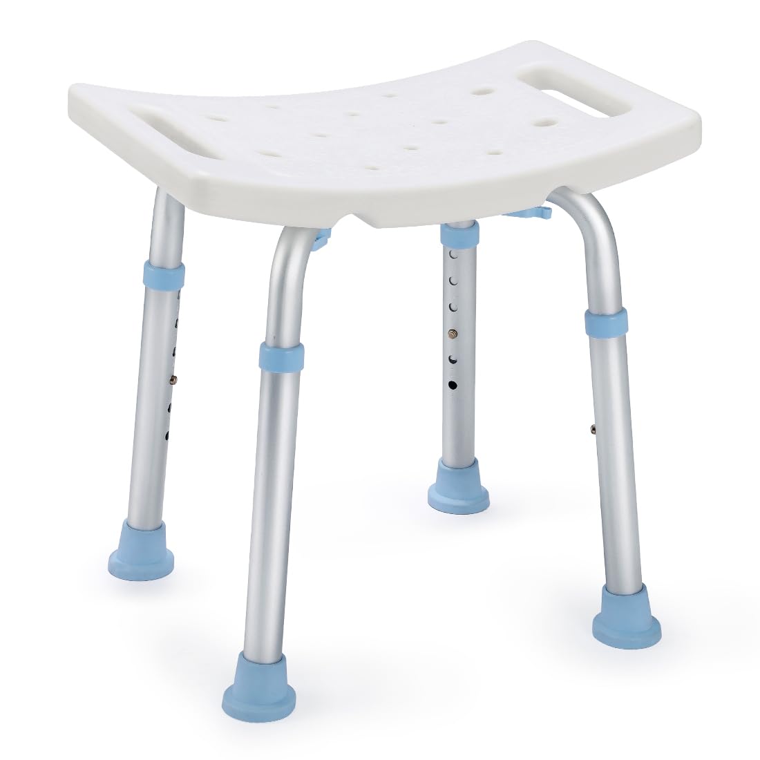 OasisSpace Adjustable Shower Chair – Tool-Free Anti-Slip Bath Stool for Elderly & Disabled