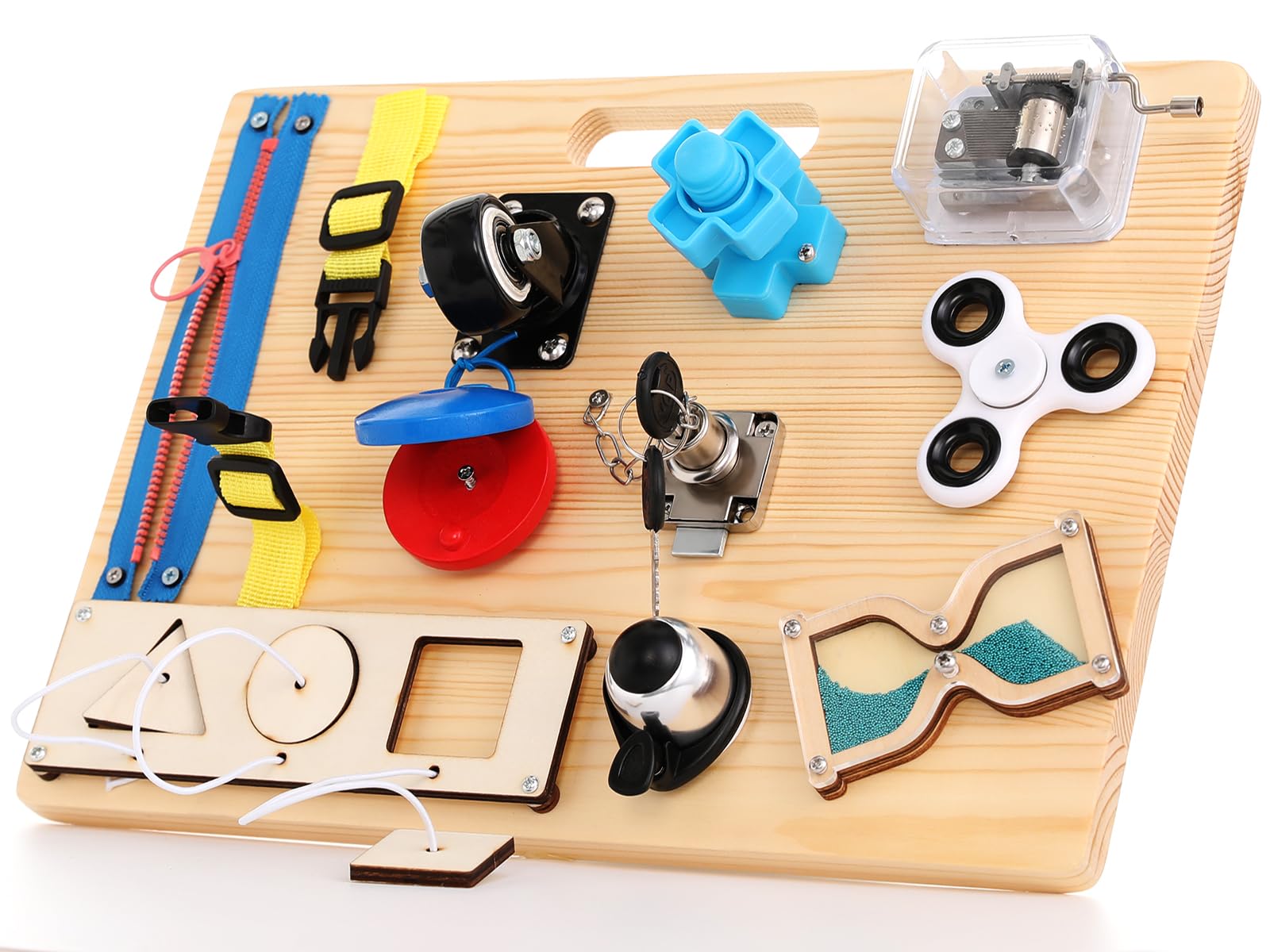 Fewener Fidget Busy Board – Sensory Board for Dementia, Alzheimer’s, Autism, & Anxiety Relief