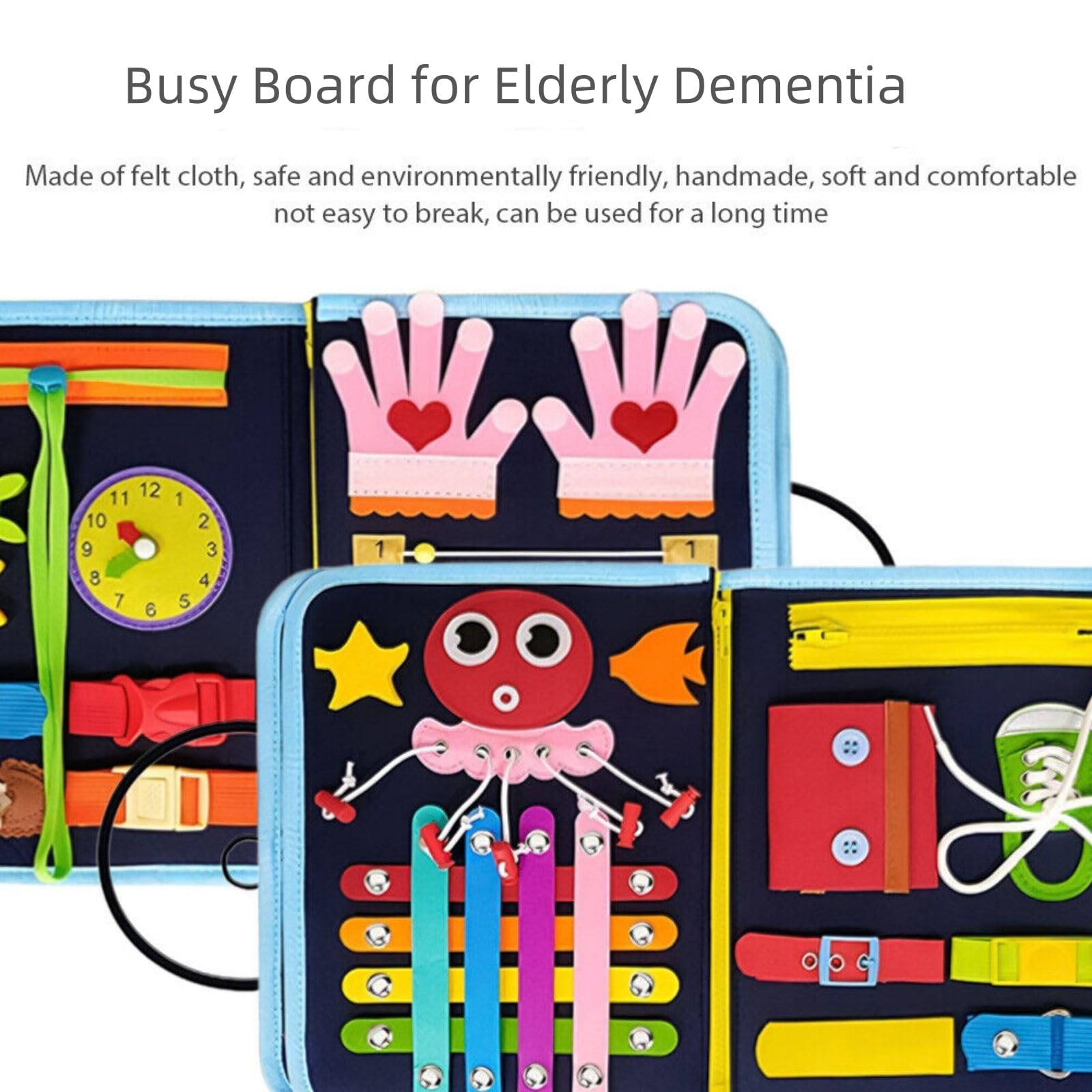 Busy Blanket for Dementia – Therapy Aid & Activities for Seniors