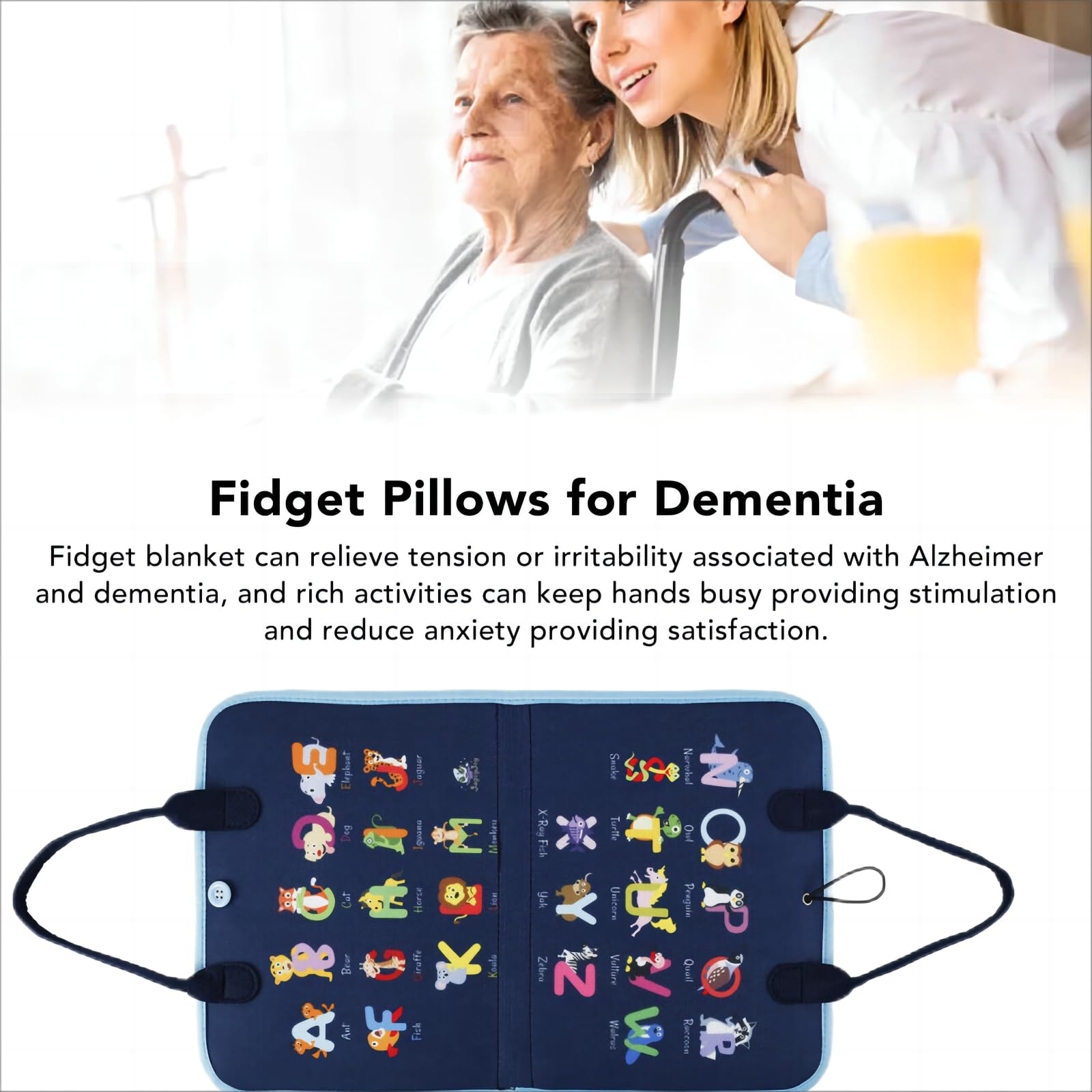 Busy Blanket for Dementia – Therapy Aid & Activities for Seniors