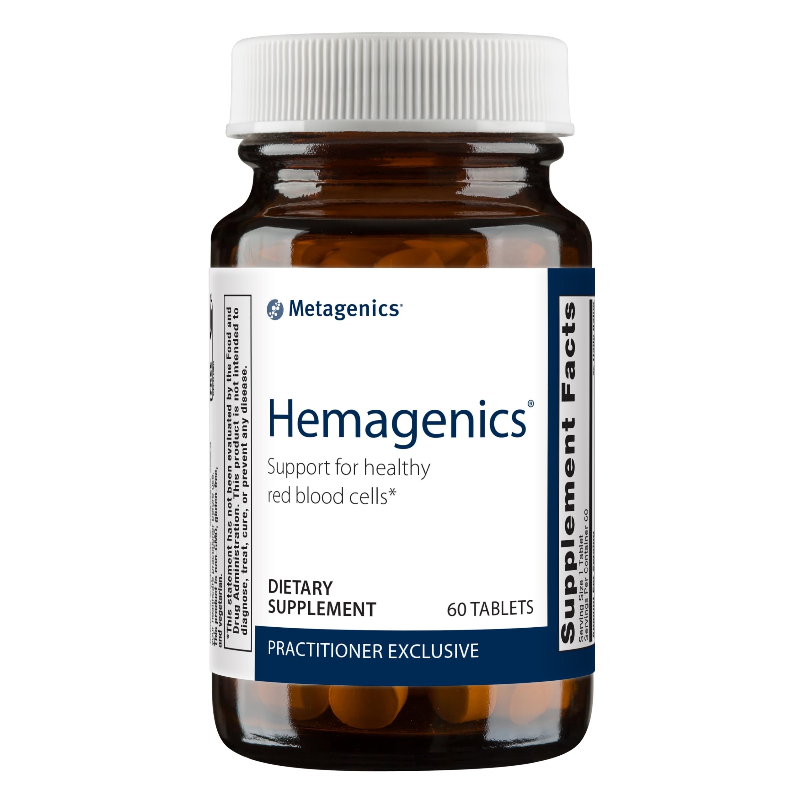 Metagenics Hemagenics Iron Support for Healthy Blood Cells - 60 Tablets