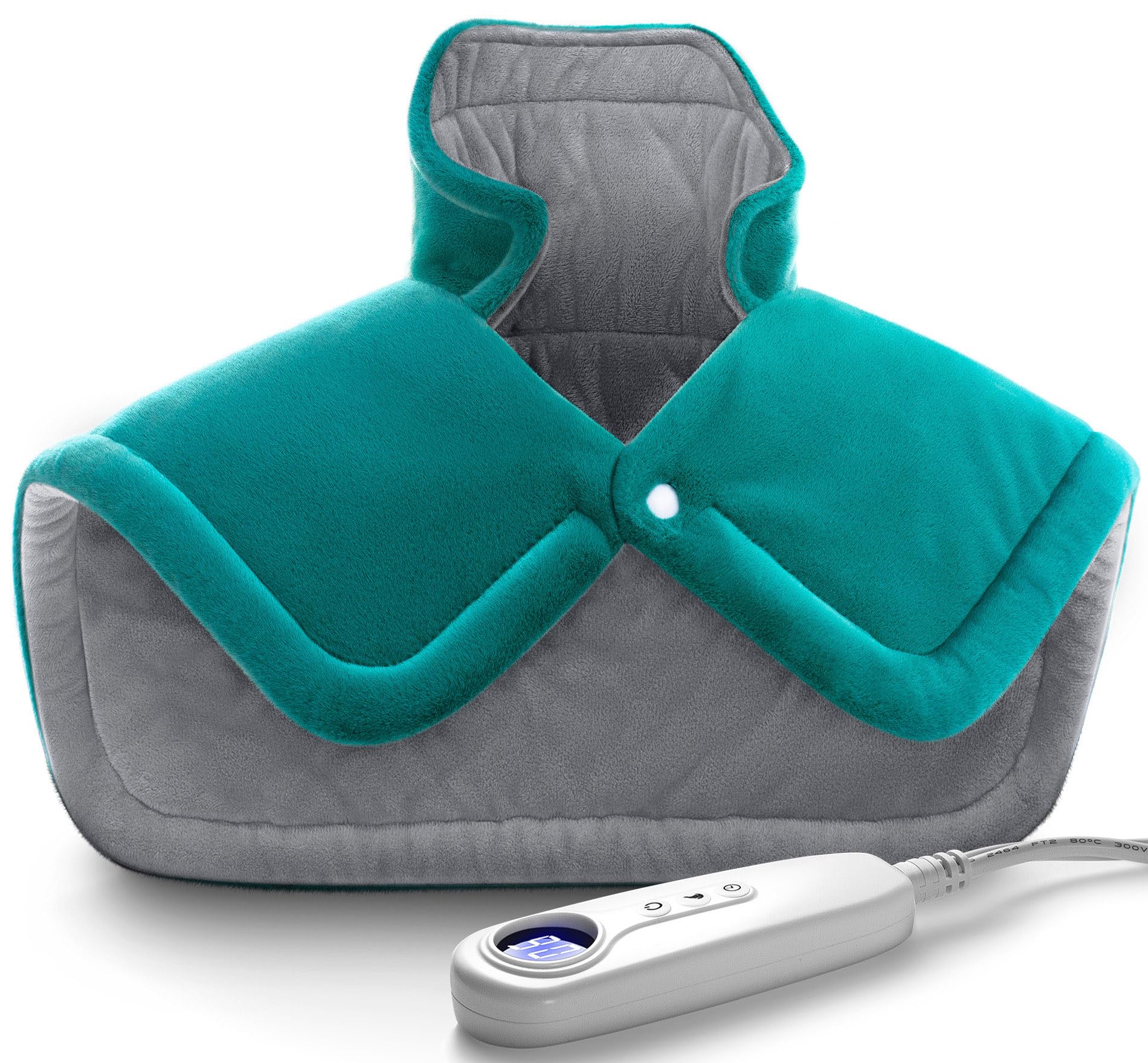 IZZUBIZ Electric Heating Pad – Weighted Neck, Shoulder & Back Relief