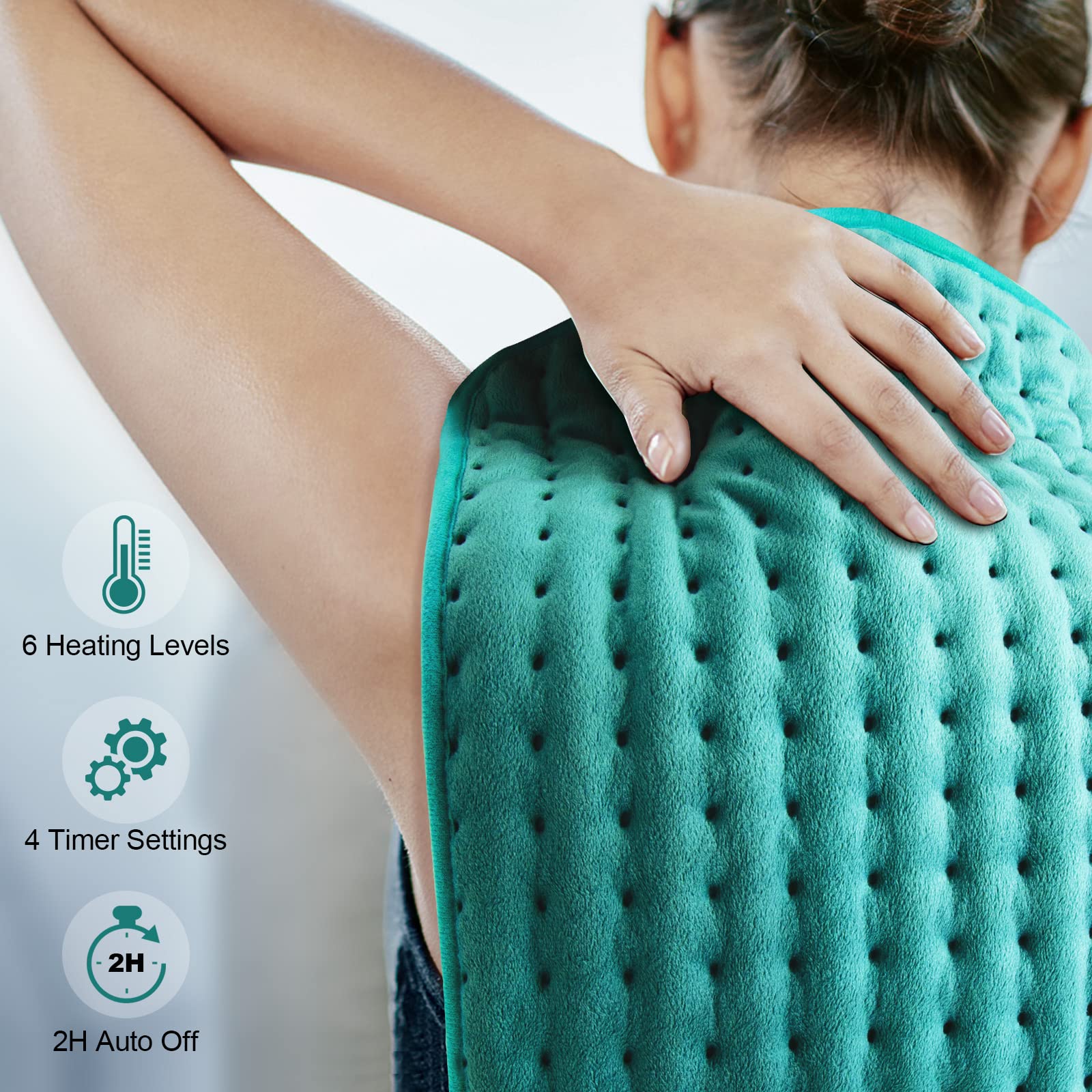 Electric Heating Pads for Back Neck Shoulder Pain Relief