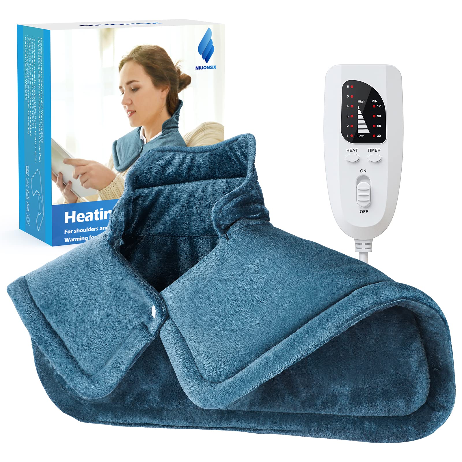 NIUONSIX Weighted Neck Heating Pad