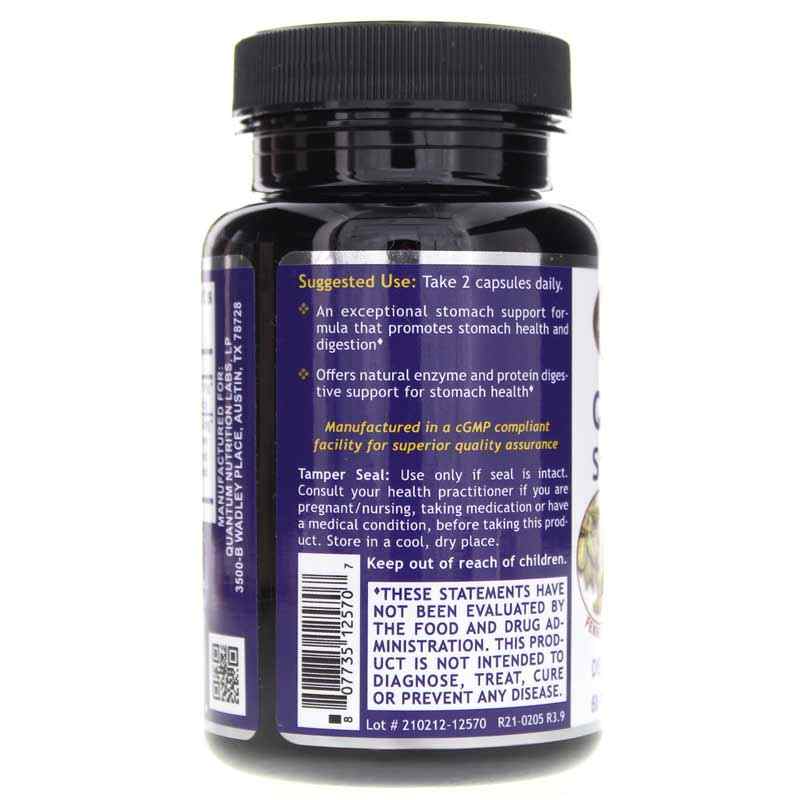 Quantum Nutrition Labs Stomach Support 60 Veg Capsules
