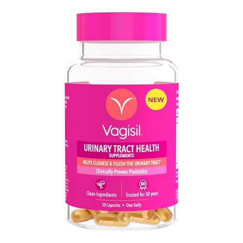 Vagisil Urinary Tract Health Supplements Clinically-Proven Probiotics - 30 Capsules