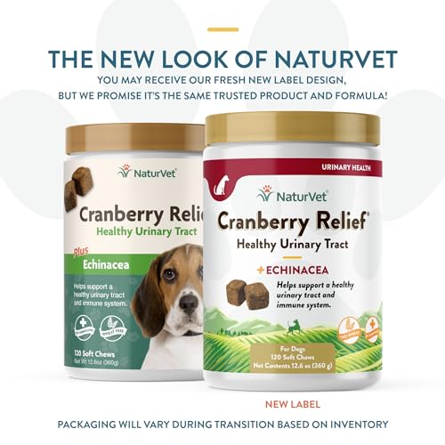 NaturVet Cranberry Relief Plus Echinacea - 120 Soft Chews