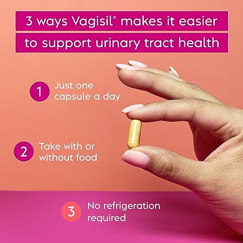 Vagisil Urinary Tract Health Supplements Clinically-Proven Probiotics - 30 Capsules
