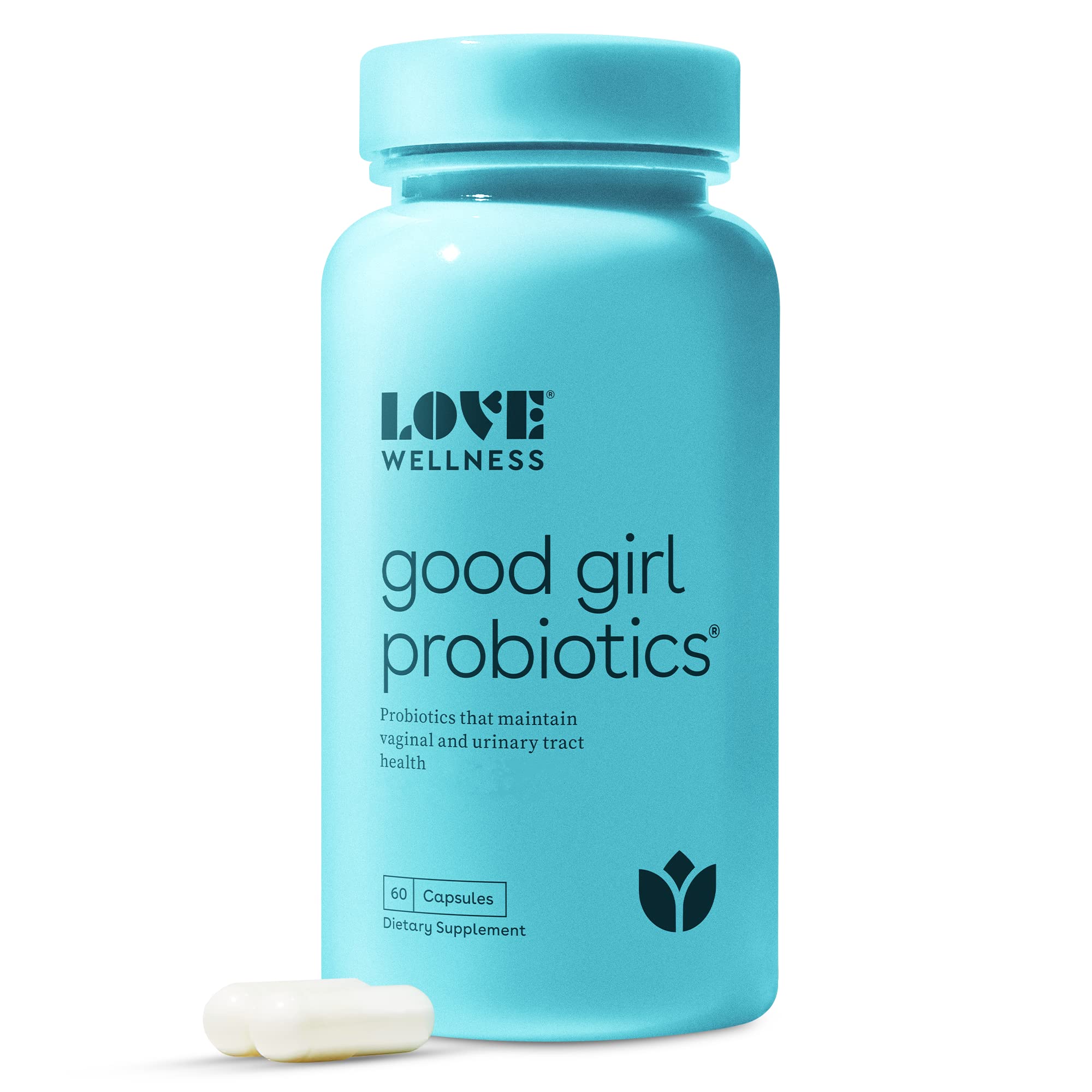 Love Wellness Good Girl Probiotics Vaginal Health Supplement - 60 Count